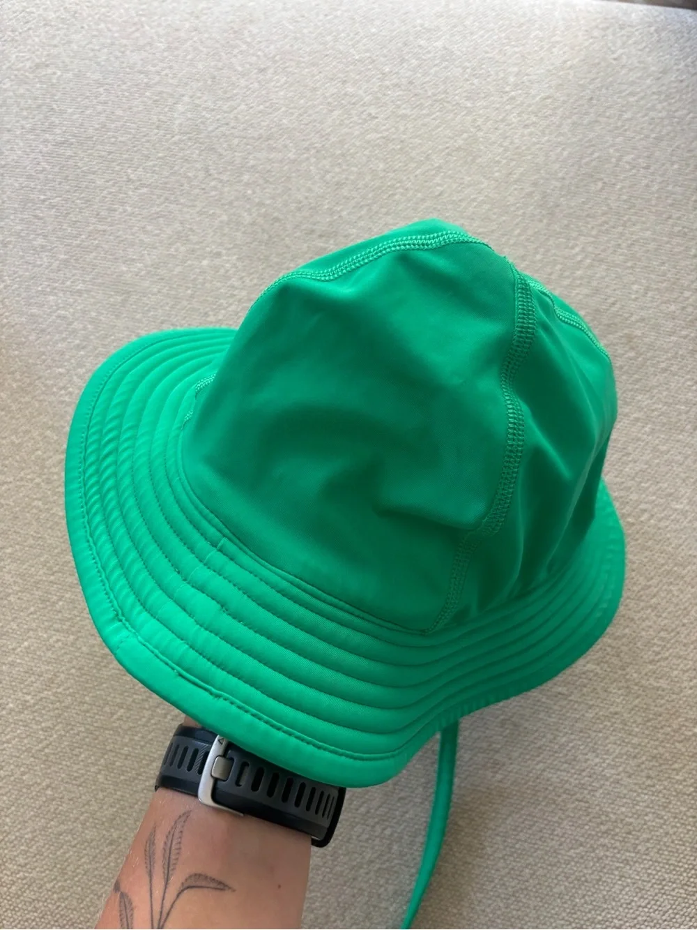 Hanna Andersson Baby Swim Sun Hat in Green Size S